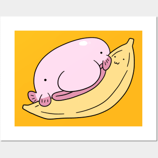 Blobfish and Banana Posters and Art